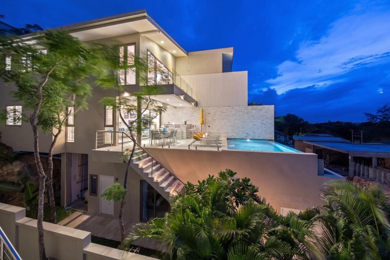 Beachside Villa - B18 - At Bayside Luxury Villas Samrong Bay Beach, 4 Bed 5 Bath, Sea & Sunset Views, Only 200M Walk To The Beach Choeng Mon Eksteriør billede