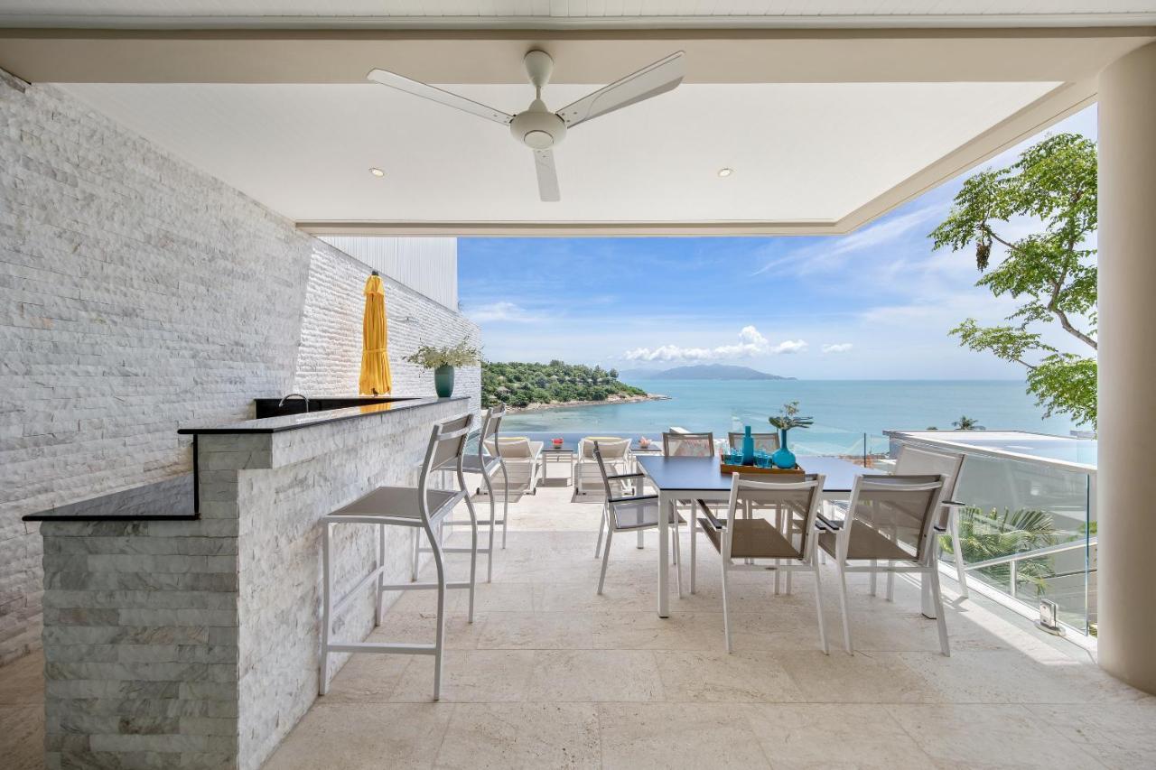 Beachside Villa - B18 - At Bayside Luxury Villas Samrong Bay Beach, 4 Bed 5 Bath, Sea & Sunset Views, Only 200M Walk To The Beach Choeng Mon Eksteriør billede