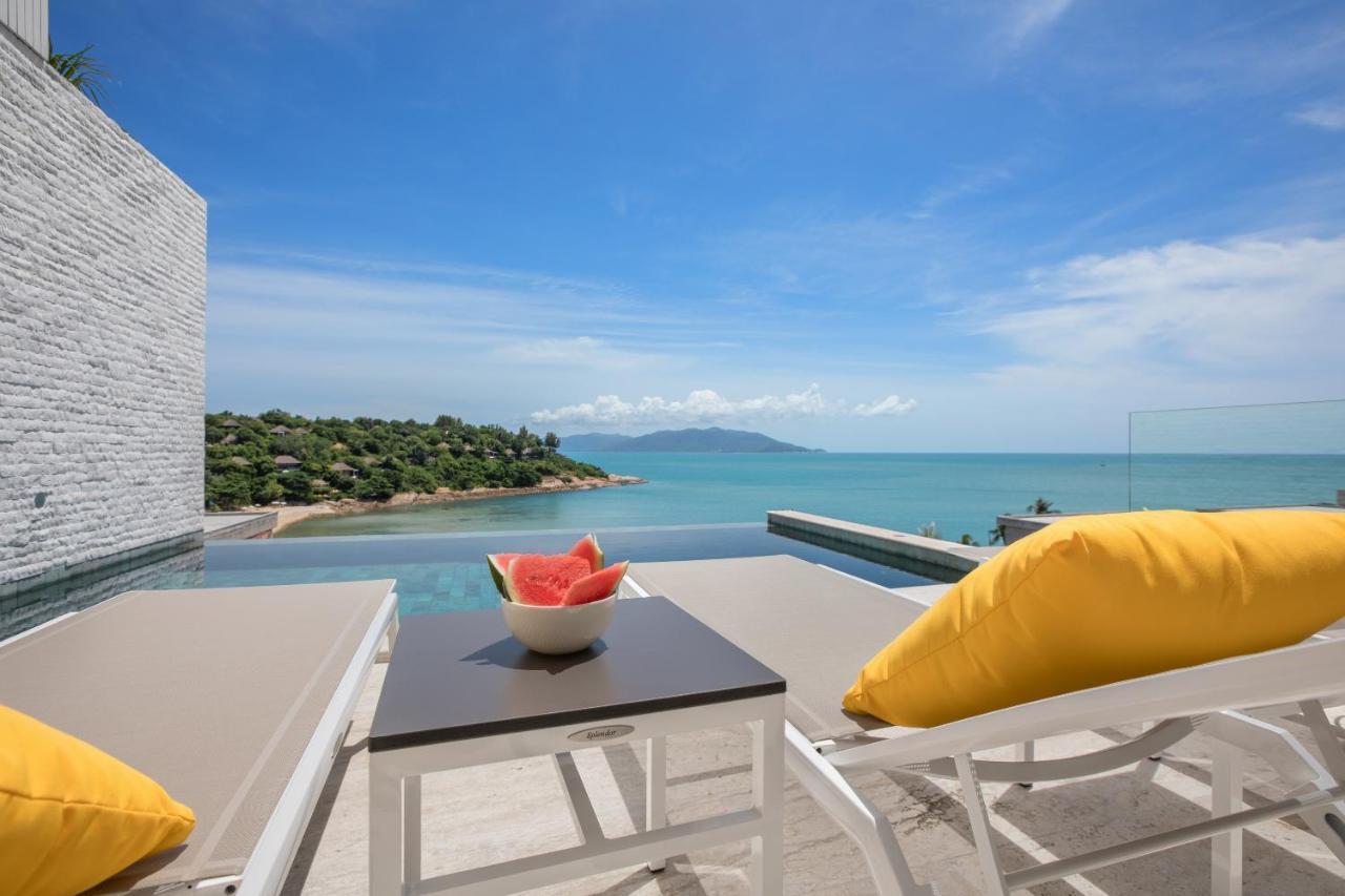 Beachside Villa - B18 - At Bayside Luxury Villas Samrong Bay Beach, 4 Bed 5 Bath, Sea & Sunset Views, Only 200M Walk To The Beach Choeng Mon Eksteriør billede