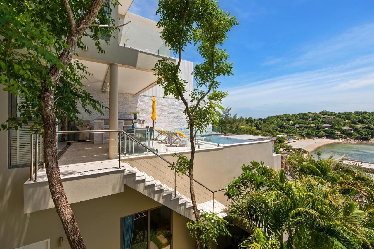 Beachside Villa - B18 - At Bayside Luxury Villas Samrong Bay Beach, 4 Bed 5 Bath, Sea & Sunset Views, Only 200M Walk To The Beach Choeng Mon Eksteriør billede